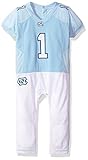 FAST ASLEEP NCAA Boys Infant Football Uniform Pajamas, 3-6 Months, Light Blue