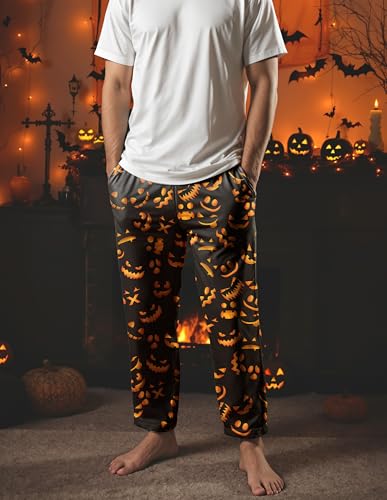 Mens Pajama Pants Pajama Bottoms for Men Lounge Sleep Pants with Pocket Drawstring2
