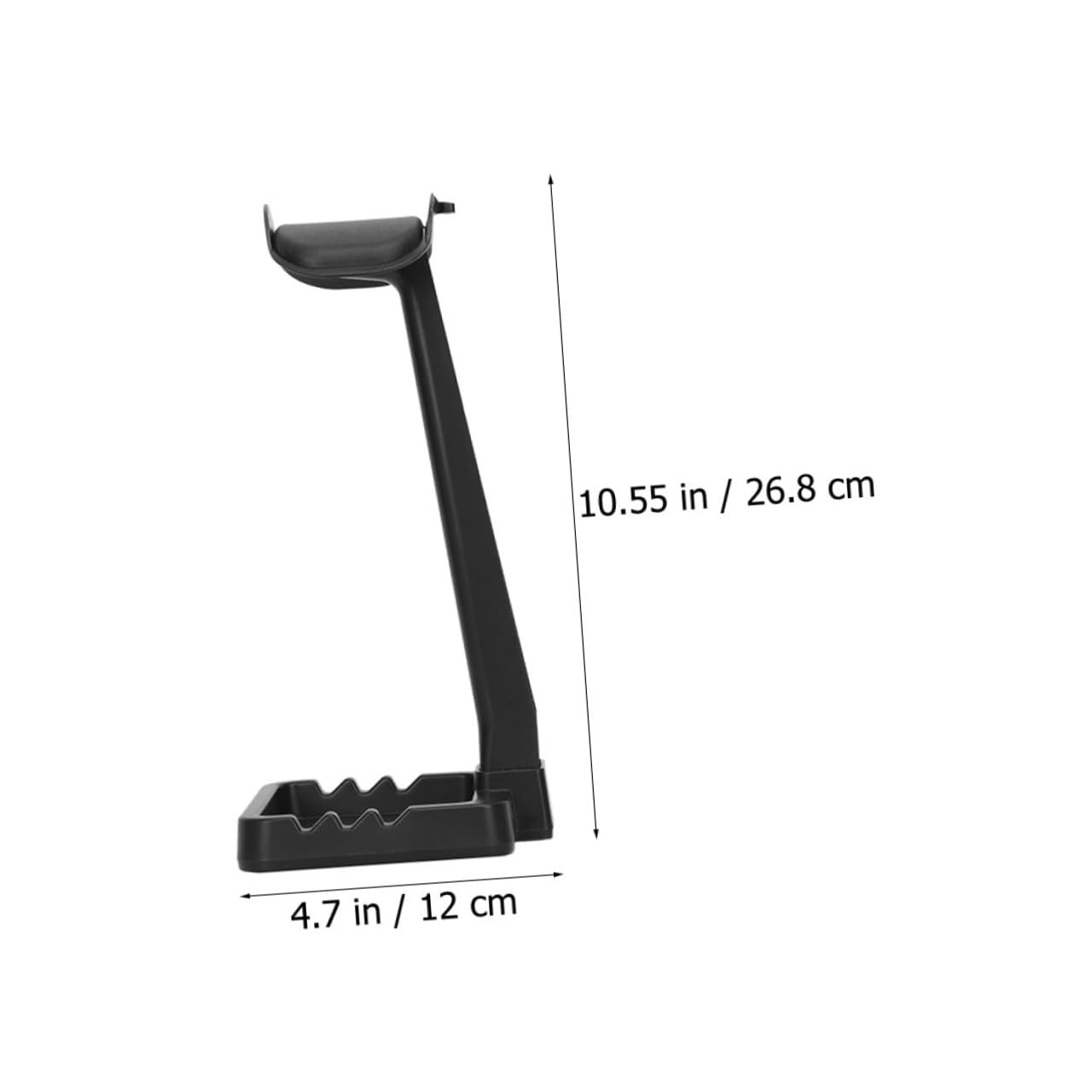 DECHOUS Supporto per Cuffie da Gioco Nero, Organizer da Scrivania Abs Tpu | Base Stabile da 3kg, Tiene Ordine sulla Scrivania, Adatto a Cuffie Ufficio e Computer