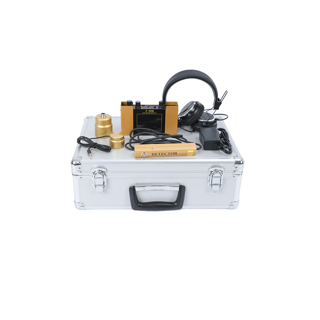 Wasserlecksuchgerät, Gold, LCD-Display | 0-100db Verstärkung, 200Hz-3000Hz Frequenzbereich, 4 Modi, Für Haushalts- und Industrierohrleitungen