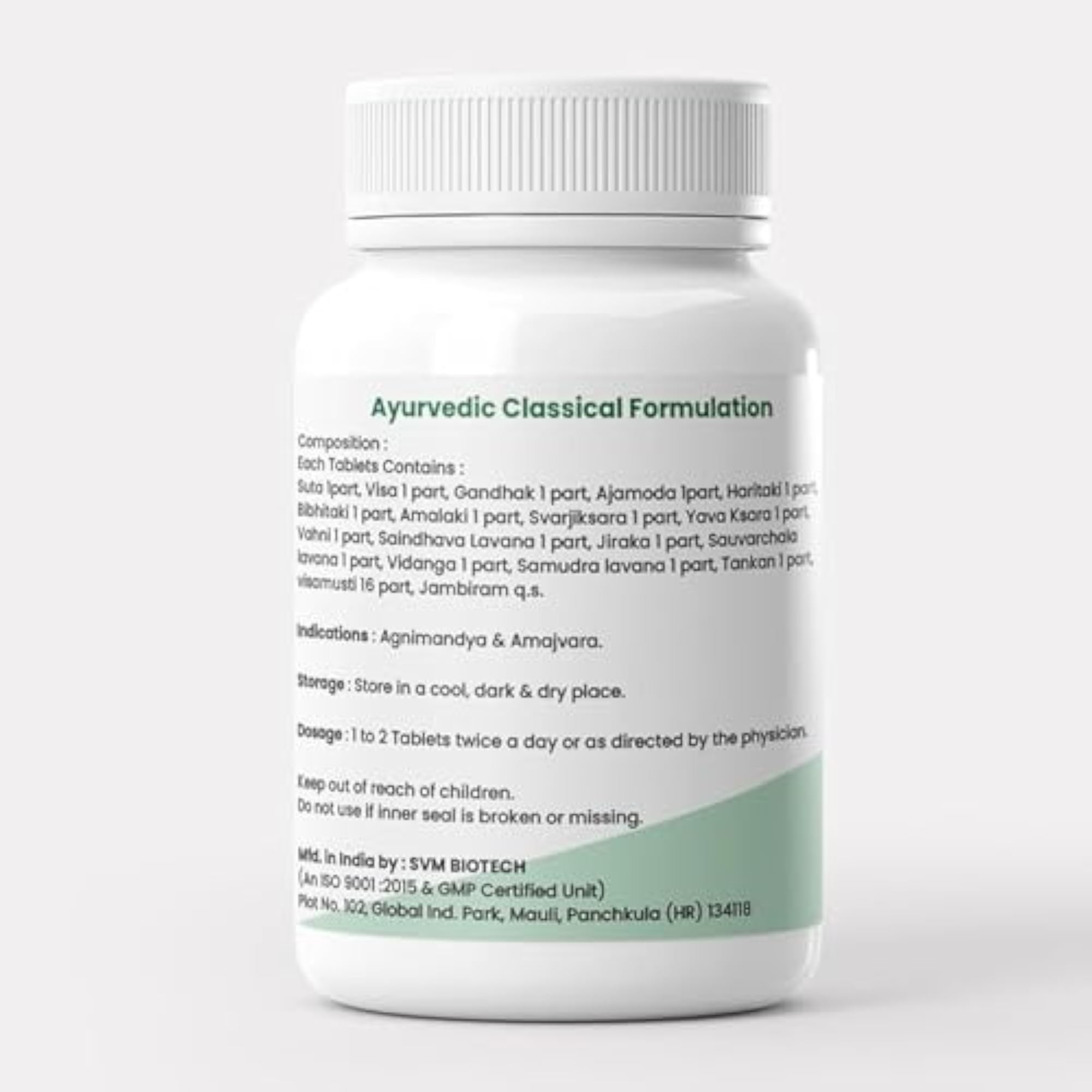 Arogya Ayurveda Agnitundi Vati Tablets, 60 Tablets