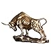 Garneck Resina Toro Statua Scultura in Miniatura Taurus figurina Giocattolo Ornamento per Arredamento Regalo scrivania casa