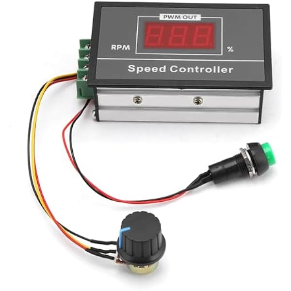 Kontroler Prędkości - Regulator Prędkości Silnika Gubernator Silnika Prądu Stałego 6-60 V 12 V 24 V 36 V 48 V 30 A PWM Kontroler Prędkości Silnika Prądu Stałego Przełącznik Start
