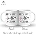 Christmas Gifts for Couples, Lets Have Coffee Together Forever Mug Set, Wedding Gift, Engagement Gift For Couple, His And Her Coffee Mug, Unique Anniversary Present On Birthday, Valentine Day For Wife