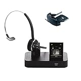 Jabra PRO 9470 Bundle with Remote Answering Lifter | Triple Usage - Desk/Mobile/PC | Records Calls
