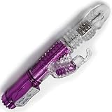 Rechargeable Travel Finger Vibrators - Waterproof Small Massage Toy Mini VibratoQuite Soft Silicone Finger Massage PurpleLYY13452