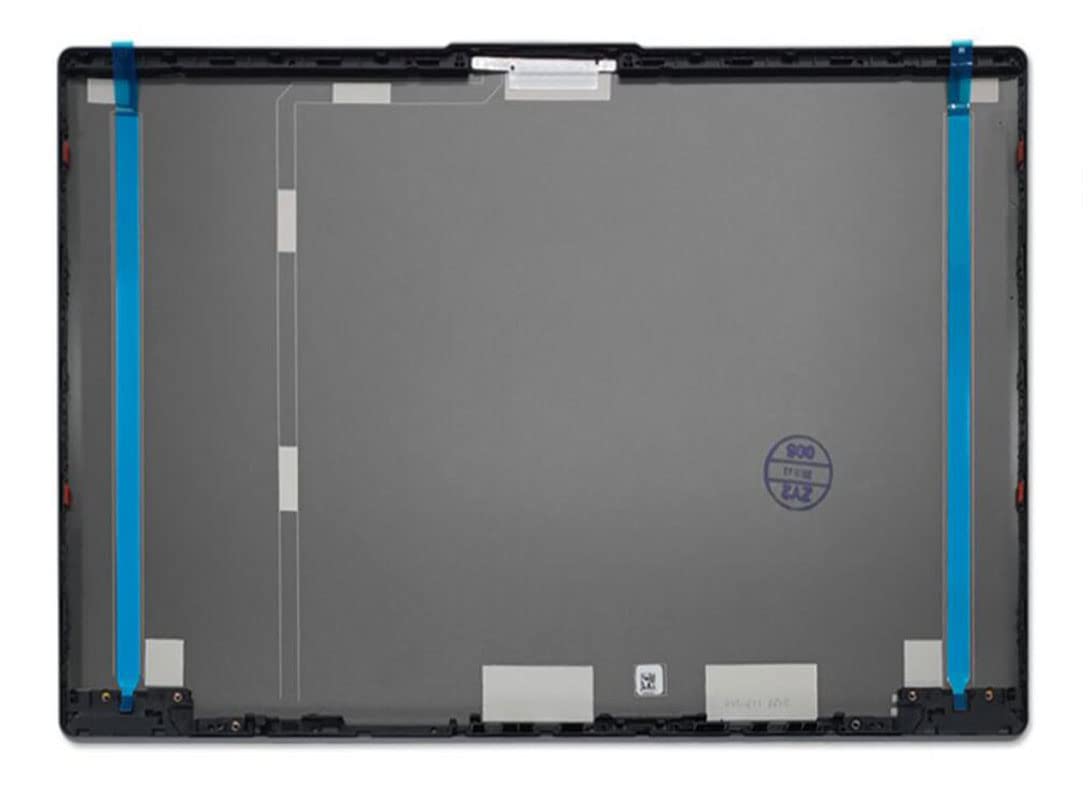 Cover posteriore LCD da 15,6", con cerniere per schermo anteriore compatibile con laptop Lenovo Ideapad 5 15IIL05 15ARE05 15ITL05 15ALC05 (grigio scuro A)