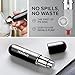 Travalo Classic HD Perfume Atomizer - Leak-Proof and TSA Approved for Air Travel - Reusable, Airtight, Easy-Fill Mini Pump Sprayer - Lightweight, Elegant Design w/Volume Window - Black 0.17oz