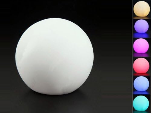 Iridescent Ball Shaped LED Night Mood Light Lamp Colorful Color Changing Decor