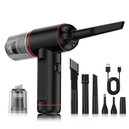 Compressed Air Duster, 100000RPM Handheld Car Vacuum/Air