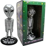 Gift House 4' Mini Alien Bobble Head (Silver)