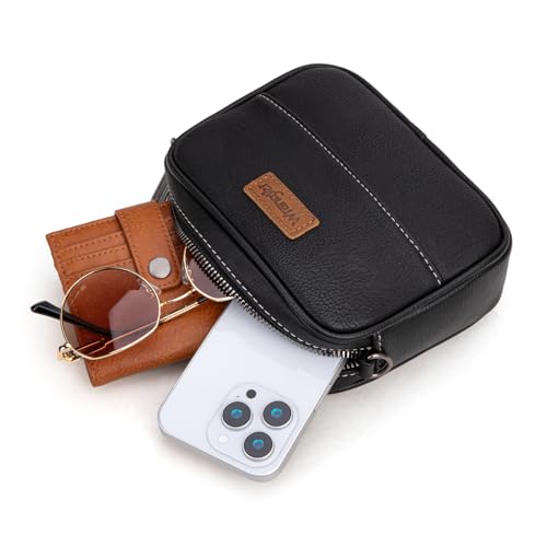 Image of Wrangler Small Crossbody Bags for Women Aztec Mini Purses with Guitar Strap | with Guitar Strap