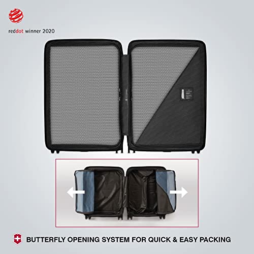 Victorinox Airox Large Hardside Case - Sleek 4-Wheeled Luggage - Suitcase Includes Combination Lock, Spinner Wheels & More - 98 Liters, Silver3