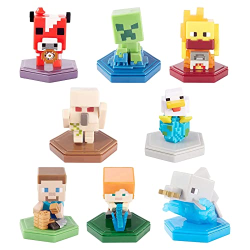 GKT32 Bundle - Mojang - Minecraft - Earth - Spielfiguren-Set mit 8 Minifiguren Cover