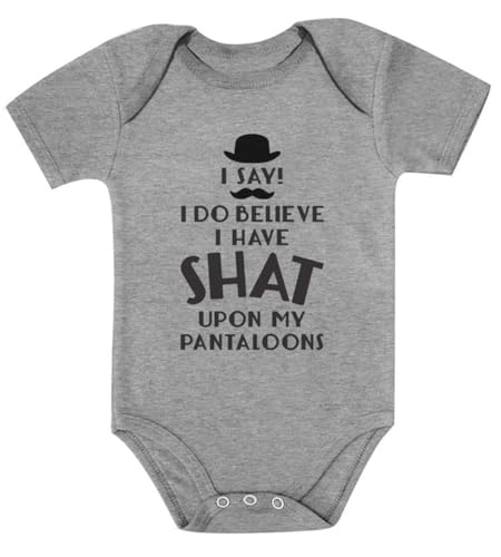 Image of Tstars Funny Baby Bodysuit - I Do Believe I Have Shat Upon My Pantaloons Infant Outfit Gift for Newborn Boy or Girl