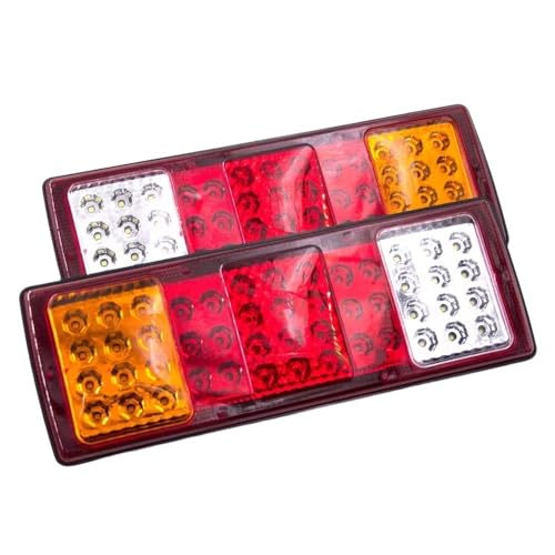 Feu stop 24V 48 LED haute luminosité clignotant remorque et camping-car