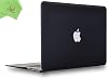 UESWILL Smooth Touch Matte Hard Shell Case Cover Compatible with MacBook Air 11 inch (Model: A1370 / A1465) + Microfibre Cleaning Cloth, Black