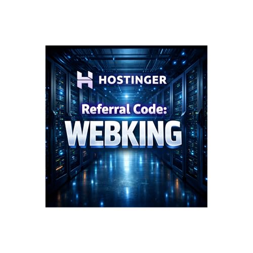 『Hostinger Referral Code &ndash; WEBKING &ndash; (20% OFF)』のカバーアート