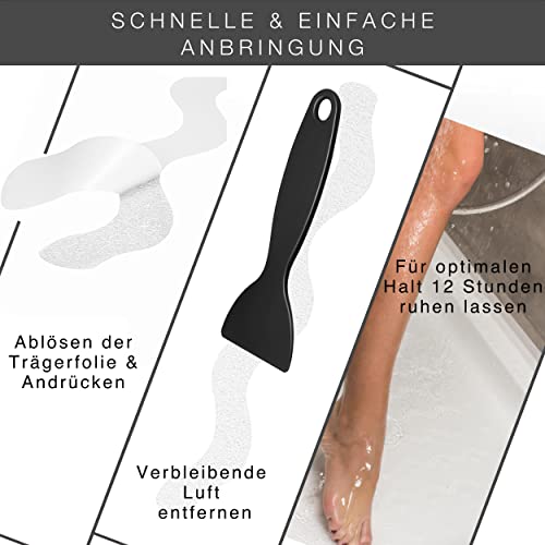 Anti-Rutsch-Streifen für Dusche und Badewanne – 24 selbstklebende Pads