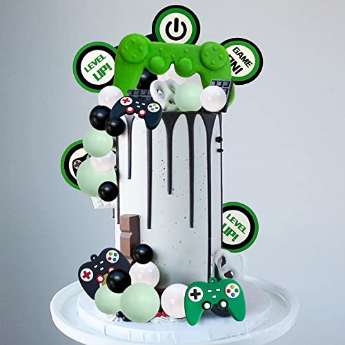 Tosparty PRO-KFH 19Pcs Video Game Themes Cake Toppers Game Controllers Cake Decorations Gaming Party Decoration thumb #5