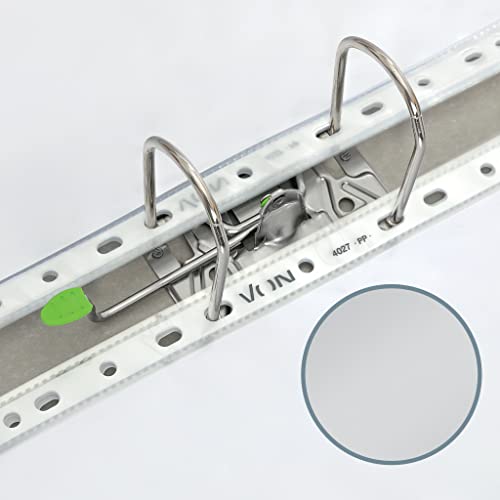 Pochettes transparentes A4 plastique perforé 55 microns classeur Von Leitz 40273003