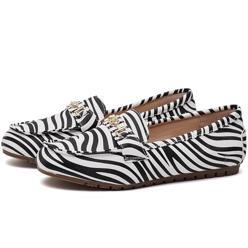 Image of Women's Loafer Shoes Leisure Slip On Work Shoes Comfort Walking Flats