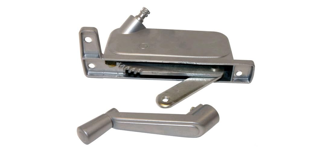 Barton Kramer ventana operador izquierda 5 – 1/4 "plata