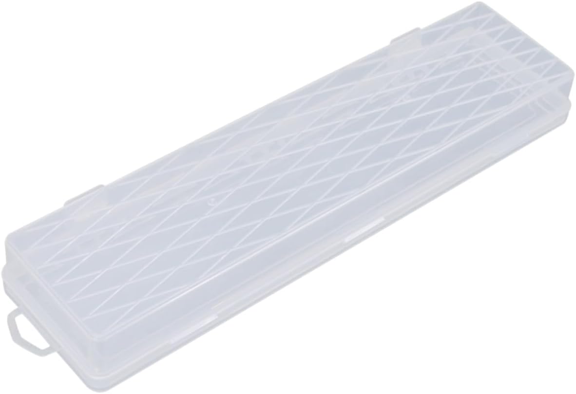 WOONEKY Plastic Tool Box Small Bead Organizer Craft Storage Container Utensil Caddy