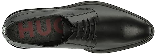 Image of Hugo Men's Kerr Shiny Leather Derby Dress Shoe