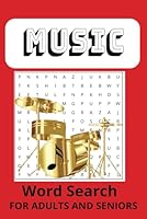 Music Word Search Puzzle Book: Word Searches with Easy to Read Print about Music, Musical Instruments and More (6x9 inches, 110 pages, 50+ Puzzles), Gift for Vacationes, Holidays and Free Times B0F5WQKSFV Book Cover