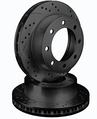 ATL Autosports Performance Brake Rotors REAR PAIR Fits 2003 Chevrolet Silverado 1500 HD [ 4WD - Quadrasteer ] ATL55086-00DDSBZ