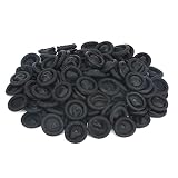 G2PLUS 200 Stück Fingerlinge Antistatisch Fingerschutz Latex Finger Cot Schwarz Fingerhülsen für Kosmetik Medizin