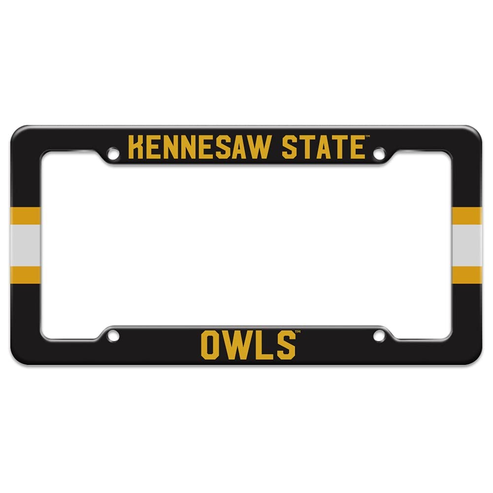 GRAPHICS & MORE Kennesaw State University Owls Stripes License Plate Tag Frame