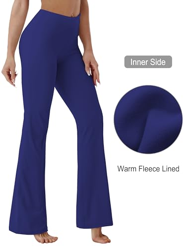 Image of BUBBLELIME 29 inch /31 inch /33 inch /35 inch /37 inch 3 Styles Women's High Waist Bootcut Yoga Pants Basic /Side Pockets Tummy Control Workout Flared