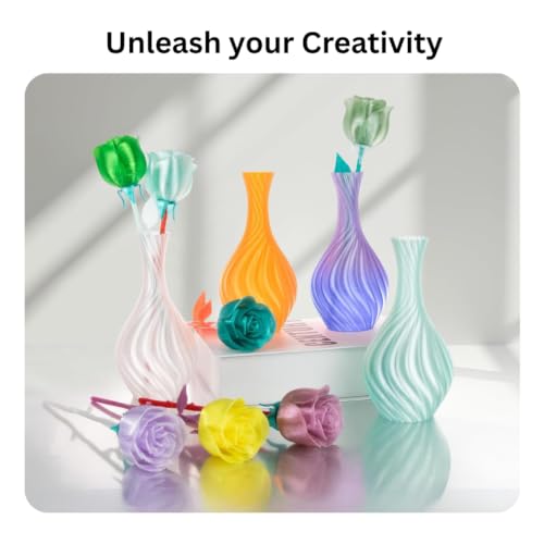 Image of 3IDEA PLA Translucent 3D Printing Filament 1.75mm, Transparent, 1KG, Reusable Spool, Premium PLA Filament, Dimensional Accuracy ±0.02mm, Smooth & Consistent Printing Purple