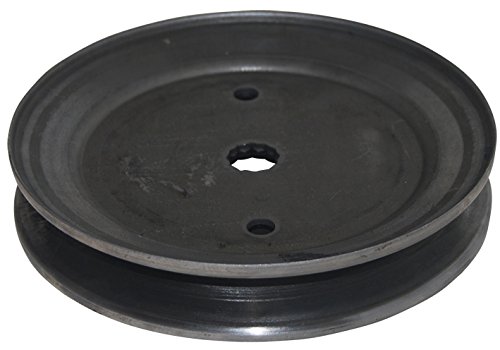 GREENSTAR - Poulie De Palier - Ø Ext: 140mm - Axe Dentelé 15,9mm - Adaptable Pour Modèles AYP/HUSQVARNA - Remplace Pièce Origine 198145, 532198145