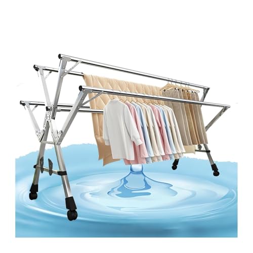 Étendoir à linge trépied au design épuré avec 5 barres de séchage