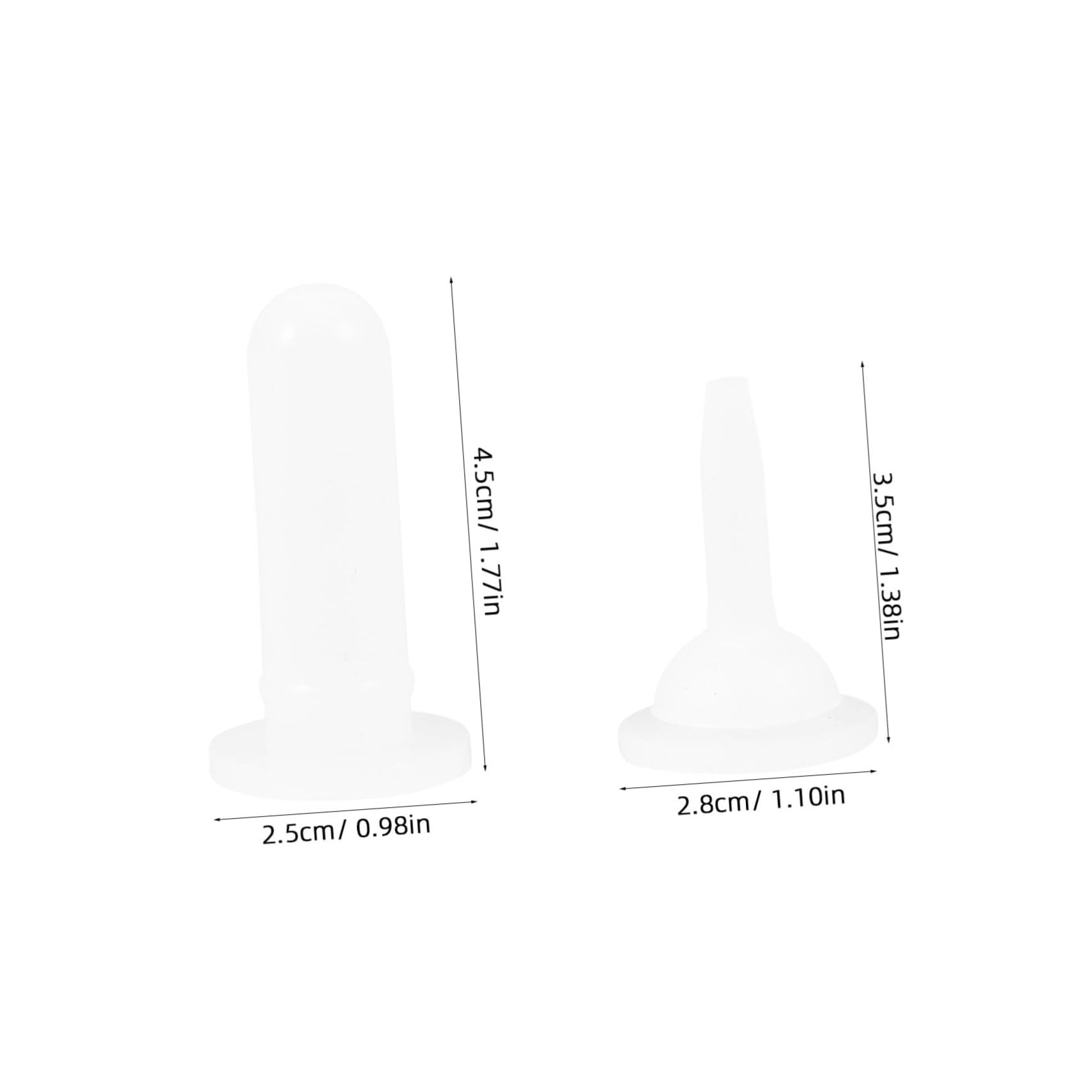 Totority 10Pcs Pet Dog Feeding Nipples Replacement Nipple Accessories for Pet Milk Bottles Suitable for Puppies and Kittens Includes Tapered and Wide Nipples