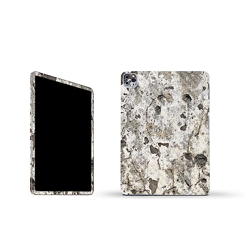 Image of MightySkins Carbon Fiber Skin Compatible With Apple iPad Pro 11 inch M2 4th Gen (2022) Full Wrap Kit - Blasted Concrete | Protective, Durable Textured Carbon Fiber Finish | Easy To Apply | Made in the USA