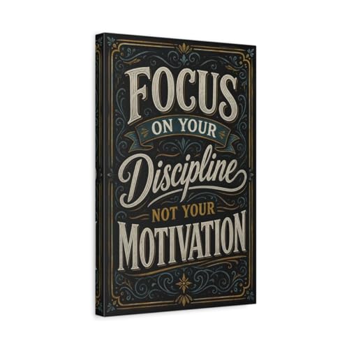 Toile motivation vintage pour rompre la monotonie de votre bureau 30x45