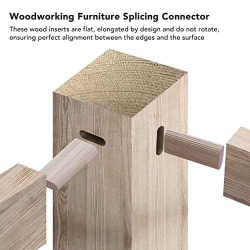 Domino de Madera Haya 50 piezas 6x40mm para ebanistería miniatura 3
