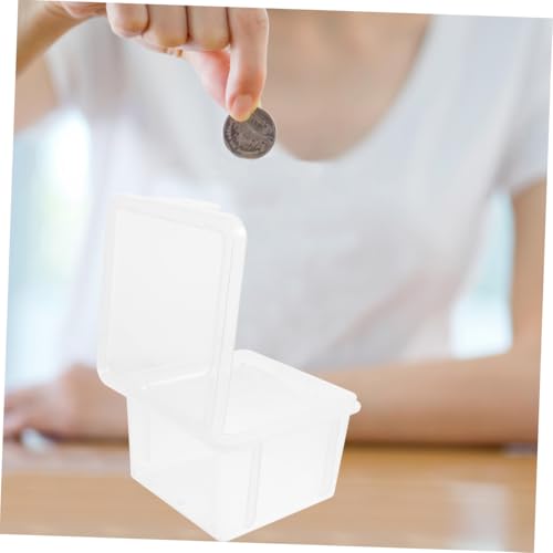 Caja plástica protectora para monederos 2 piezas transparente miniatura 6