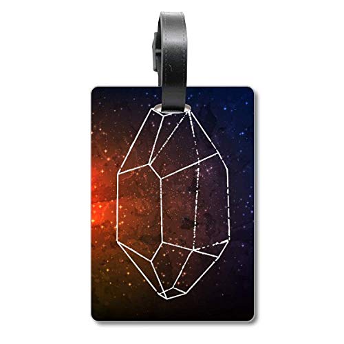 Accessoire de voyage : étiquette valise étoile marron Crystal Universe