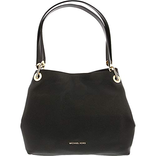 Michael Kors Damen Raven Handtasche, Schwarz (Black)