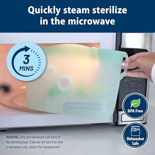 Image of Dr. Brown's Microwave Steam Silicone Sterilizer Bag