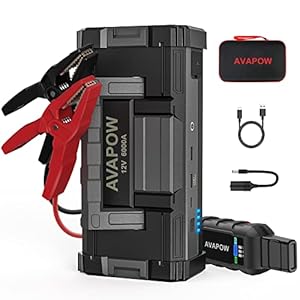 AVAPOW 6000A Car Battery Jump Starter(for All Gas or Upto 12L Diesel) Powerful Car Jump Starter with Dual USB Quick…