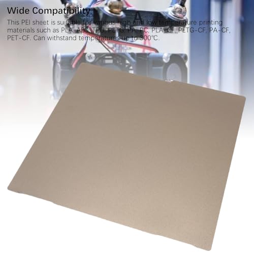 Plaque PEI 430x430 mm surface de construction double face imprimante 3D - 3