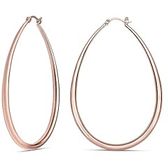 Rose Gold Plated / 2.8 in - X-LARGE