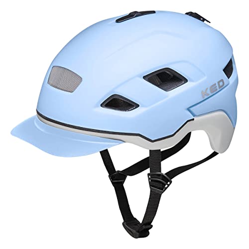 KED Berlin City Fahrrad Helm matt blau 2022: Größe: M (52-58cm)