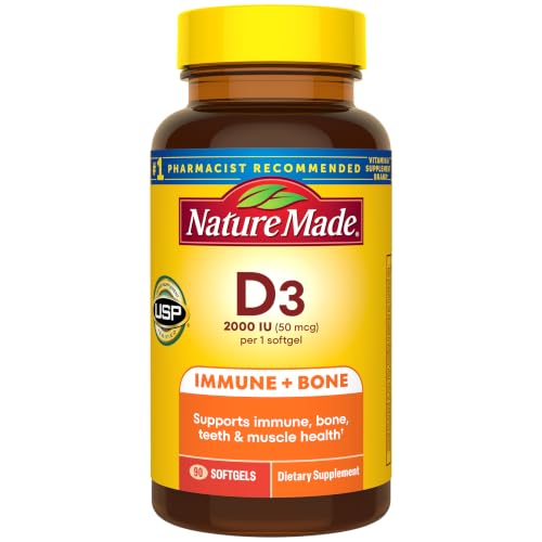 Nature Made Vitamin D3 2000 IU (50 mcg...